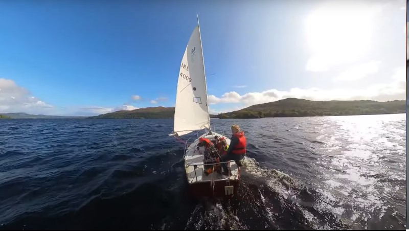 Back Boat Lake 2 Drone Up Skill with WWS Pure Sailing Skills Corse & ace your Day Skipper or Yachtmaster